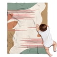 thumbnail image 1 of Brown Boho Geometric Pattern Blanket,Comfortable Soft Flannel Throw Blanket,All Season,Warm Lightweight Blankets for Sofa Bed Couch Living Room Chair,30"x40", 1 of 4