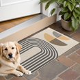 thumbnail image 1 of Brown Boho Geometric Pattern Door Rugs,Washable Non Slip Door Mats Indoor,Decorative Door Mats,Entry Mat Indoor for Entrance,Bedroom,Kitchen,Bathroom,16"x24", 1 of 6
