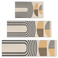 thumbnail image 1 of Brown Boho Geometric Pattern Kitchen Rugs Sets Of 3,Kitchen Runner Rugs Non Skid Washable,Decorative Kitchen Floor Mats for Kitchen,Sink,Laundry,17"x30"+ 17"x47" + 17"x59", 1 of 6