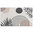 thumbnail image 1 of Brown Boho Geometric and Plant Pattern Door Rugs,Washable Non Slip Door Mats Indoor,Decorative Door Mats,Entry Mat Indoor for Entrance,Bedroom,Kitchen,Bathroom,17"x30", 1 of 6