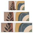 thumbnail image 1 of Brown Boho Geometric and Plant Pattern Kitchen Rugs Sets Of 3,Kitchen Runner Rugs Non Skid Washable,Decorative Kitchen Floor Mats for Kitchen,Sink,Laundry,17"x30"+ 17"x47" + 17"x59", 1 of 6