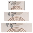 thumbnail image 1 of Brown Boho Geometric and Plant Pattern Kitchen Rugs Sets Of 3,Kitchen Runner Rugs Non Skid Washable,Decorative Kitchen Floor Mats for Kitchen,Sink,Laundry,17"x30"+ 17"x47" + 17"x59", 1 of 6