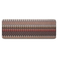thumbnail image 1 of Brown Boho Geometric Triangles and Rhombuses Pattern Kitchen Rug Mat,Kitchen Runner Rugs Non Skid Washable,Decorative Kitchen Floor Mats for Kitchen,Sink,Laundry,17"x47.2", 1 of 7