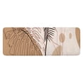 thumbnail image 1 of Brown Boho Plant Pattern Kitchen Rug Mat,Kitchen Runner Rugs Non Skid Washable,Decorative Kitchen Floor Mats for Kitchen,Sink,Laundry,17"x47.2", 1 of 7