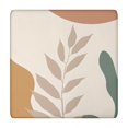 thumbnail image 1 of Brown Boho Plant Pattern Square Fitted Tablecloth with Elastic Edge,Square Table Cover,Washable Elastic Table Cover for Home Kitchen Party Decor 34"x34", 1 of 6