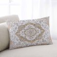 thumbnail image 1 of Brown Boho Throw Pillow Covers, Vintage Abstract Art Floral Ethnic Tribe Soft Breathable Pillow Cases with Invisible Zipper for Sleeping, Toddler Pillowcases for Couch Bed Sofa Chair 12x20 Inches, 1 of 9