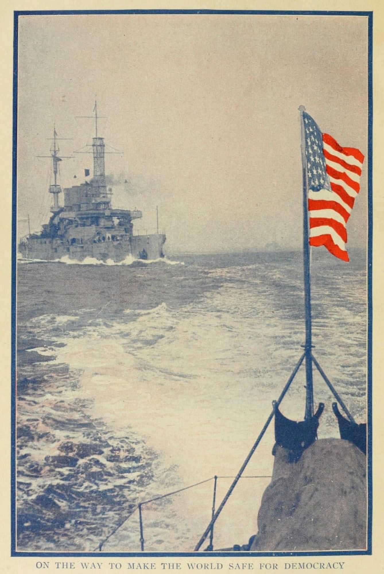 Brown Bros Our Navys Part in the Great War 1919 On the way to make the world safe Canvas Art - (24 x 36)