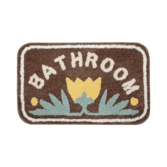 Brown Brown Soft Bedroom Carpet Thickened Shaggy Area Rug Non Slip Bottom For Living Room Dormitory And Bathroom Machine Washable Floor Mat 40X60 Inches