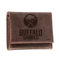 thumbnail image 1 of Brown Buffalo Sabres Leather Tri-Fold Wallet, 1 of 1
