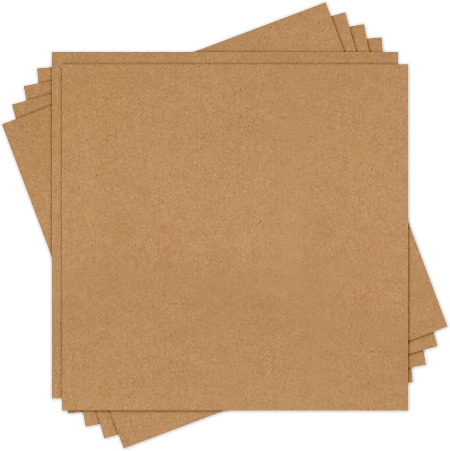 Brown Cardstock 12x12, 24 Sheets 80lb Heavyweight Kraft Paper Cardstock, Thick Brown Construction Paper for Card Making, Printing, Crafts, Invitations, DIY, Businnes