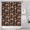 thumbnail image 1 of Brown Cartoon Dinosaurs Fossils Pattern Shower Curtain 72"x84" ,Bathroom Decorative Shower Curtains Set with 12 Hooks,Modern Waterproof Washable Shower Curtain, 1 of 6