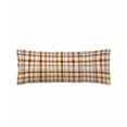 thumbnail image 1 of Brown Checked Body Pillow Cover 20 x 54 Inch Decorative Pillow Cover Watercolor Coffee Buffalo Plaid Lumbar Pillowcase Seasonal Rectangle Cushion Case for Couch Sofa Bed Living Room, 1 of 9