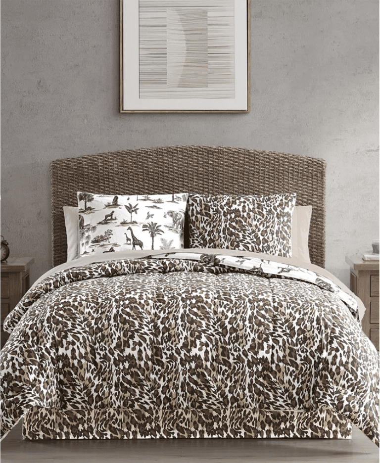 Brown Cheetah Leopard Animal Prints & Serengeti Safari Animals King