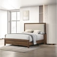 thumbnail image 1 of Brown Cherry Finish Wood Bed | Full for Bedroom, Functional Design, 1 of 2