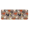 thumbnail image 1 of Brown Chicken Chick Egg Pattern Kitchen Rug Mat,Kitchen Runner Rugs Non Skid Washable,Decorative Kitchen Floor Mats for Kitchen,Sink,Laundry,17"x47.2", 1 of 7