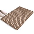 thumbnail image 1 of Brown Christmas Gingerbread Pattern Flannel Non Slip Door Rugs,Washable Door Mats Indoor,Decorative Door Mats,Dirt-Resistant and Absorbent Doormat for Entrance,Bedroom,Kitchen,Bathroom,23.5"x16", 1 of 5