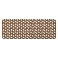 thumbnail image 1 of Brown Christmas Gingerbread Pattern Kitchen Rug Mat,Kitchen Runner Rugs Non Skid Washable,Decorative Kitchen Floor Mats for Kitchen,Sink,Laundry,17"x47.2", 1 of 7