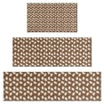 thumbnail image 1 of Brown Christmas Gingerbread Pattern Kitchen Rugs Sets Of 3,Kitchen Runner Rugs Non Skid Washable,Decorative Kitchen Floor Mats for Kitchen,Sink,Laundry,17"x30"+ 17"x47" + 17"x59", 1 of 6