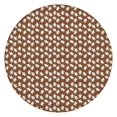 thumbnail image 1 of Brown Christmas Gingerbread Pattern Round Fitted Tablecloth with Elastic Edge,Dining Table Cover Waterproof,Outdoor Round Tablecloth for Camping,Dining,Indoor and Outdoor, 1 of 7