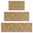thumbnail image 1 of Brown Christmas Pattern Kitchen Rugs Sets Of 3,Kitchen Runner Rugs Non Skid Washable,Decorative Kitchen Floor Mats for Kitchen,Sink,Laundry,17"x30"+ 17"x47" + 17"x59", 1 of 6