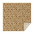 thumbnail image 1 of Brown Christmas Pattern Square Tablecloth,Waterproof Square Table Cover,Wipeable Spillproof Washable Table Cover for Home Kitchen Party Decor 42"X42"(107x107cm), 1 of 6