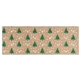 thumbnail image 1 of Brown Christmas Tree Pattern Kitchen Rug Mat,Kitchen Runner Rugs Non Skid Washable,Decorative Kitchen Floor Mats for Kitchen,Sink,Laundry,17"X47", 1 of 5