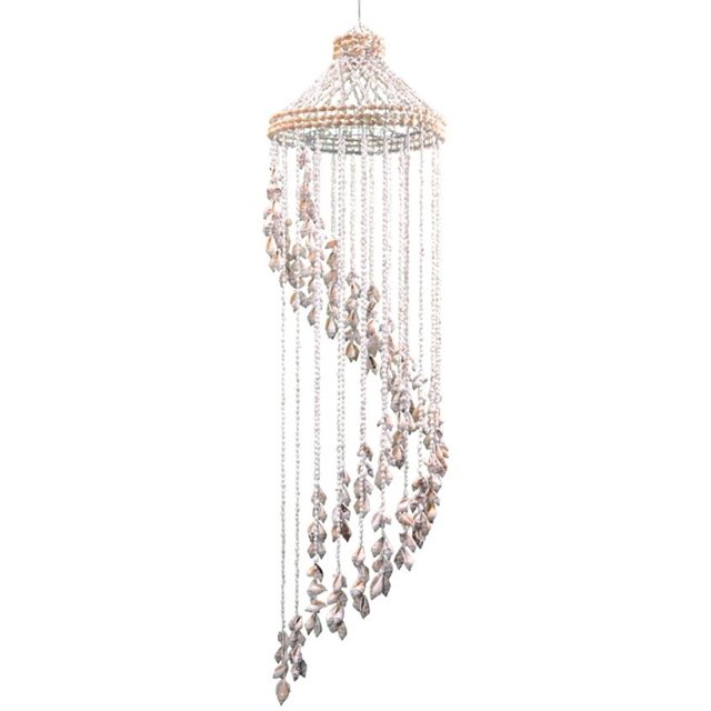 Brown Chula Stairway Lightless Chandelier 12x47"