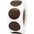 thumbnail image 1 of Brown Circle Dot Stickers | 0.75" Inch Round | 500 Pack, 1 of 4