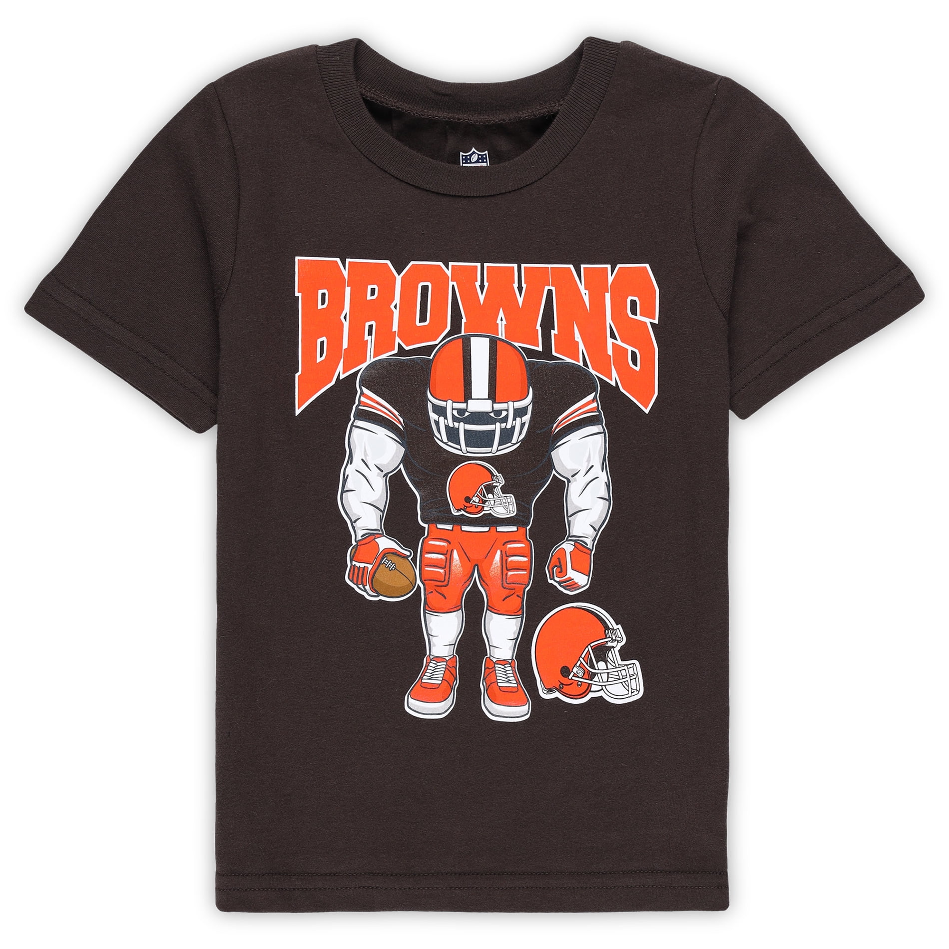 Brown Cleveland B.R.O.W.N.S Brute Squad T Shirt Shirt, Size 3Xl, Tee