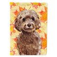 thumbnail image 1 of Brown Cockapoo Fall House Flag, 1 of 4