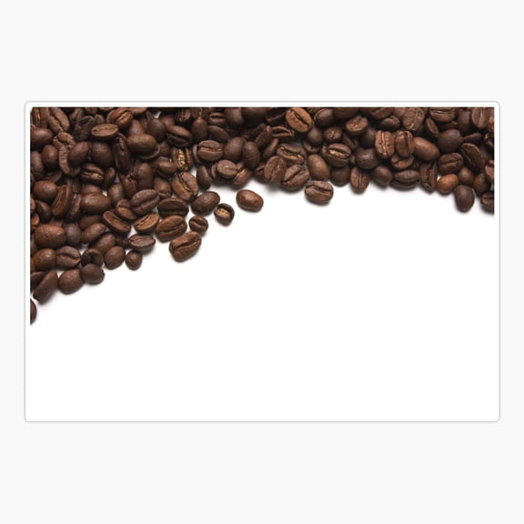 Brown Coffee Beans Morning Brew Sticker