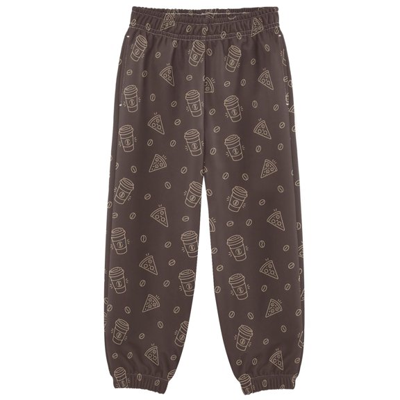 Brown Coffee Boys Pants Kids Casual Sweatpants Joggers Toddler Sports Pants 3-10 Years