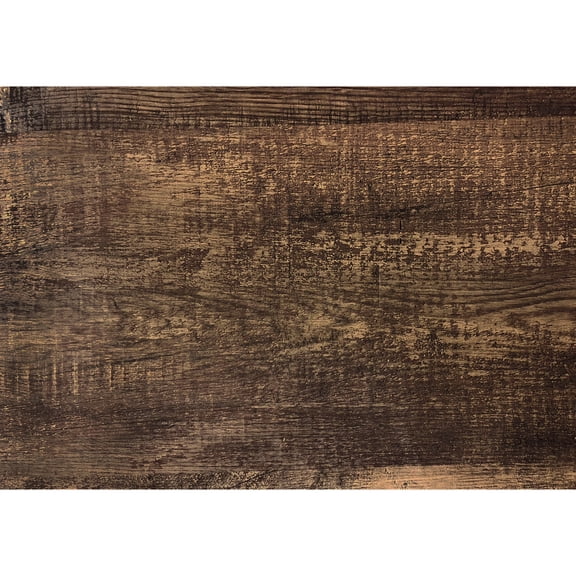 Brown Computer Desk With Storage, 48"l, Black Metal Frame, Transitional Style For Home Office Home, Laminate Top, Base Storage Drawers