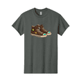 thumbnail image 1 of Brown-Converse Mens Graphic Tee, 100% Cotton, Casual Summer Wear BAA239, 1 of 2
