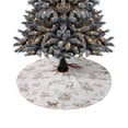 thumbnail image 1 of Brown Country Christmas Tree Skirt 36 Inches Large Christmas Skirt Tree, Abstract Farmhouse Rustic Tree Animals Tree Skirt Christmas Decorations for Fireplace Party Holidays Indoor Outdoor, 1 of 7