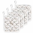 thumbnail image 1 of Brown Country Pot Holders for Kitchen Heatproof Potholder, 4 Pack Abstract Farmhouse Rustic Tree Animals Hot Pads Multipurpose Oven Pads Cloth Potholders Trivet for Cooking and Baking, 1 of 8