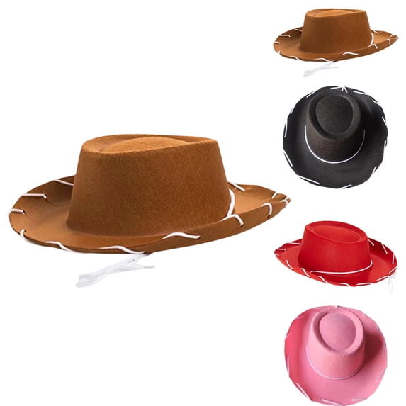 Brown Cowboy Hat Cowboy Costume Cowboy Costume Accessories