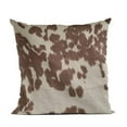 thumbnail image 1 of Brown Cowhide Animal Luxury Throw Pillow - 20 x 30 in. Queen Size, 1 of 1
