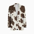 thumbnail image 1 of Brown Cowhide Leather Men's Suit Blazer Casual Party Wear Slim Fit Suit Jacket Fashionable Luxury British Style Men Suit Coat, 1 of 5