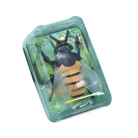 Brown Crawling Bee Wind Up Toy For Kids Boys Girls Simulation Insect Clockwork Play Animal Model Funny Prank Activity Gift