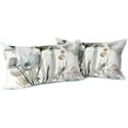thumbnail image 1 of Brown Cream Grey Teal Floral Pillow Covers Watercolor Flower Couch Pillow Cases Rustic Abstract Modern Throw Pillows Set of 2 Farmhouse Home Decor for Room Bedroom Bed Cushion Outdoor 12x20'''', 1 of 6