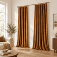 Brown Curta84 Inches Soft Fall Drapes 2 Panels - Walmart.com
