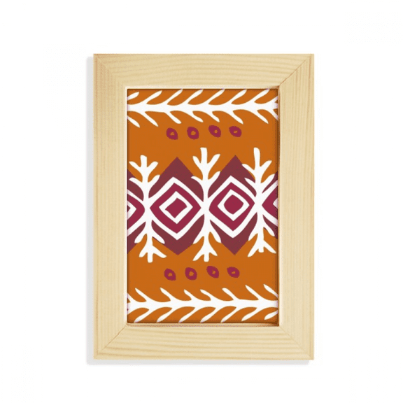 Brown Dart Mexico Totems Ancient Civilization Desktop Display Photo Frame Picture Art Painting 5x7 inch