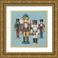 thumbnail image 1 of Brown, David Carter 20x20 Gold Ornate Wood Framed with Double Matting Museum Art Print Titled - King Nutcrackers, 1 of 4