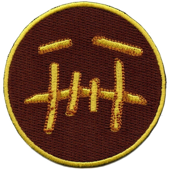 Brown Dead Sad French Fries Face Embroidered Iron On Patch