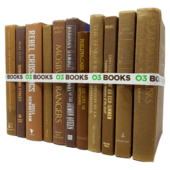 Brown Decorative Books