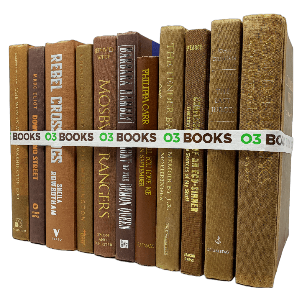Brown Decorative Books
