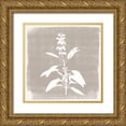 thumbnail image 1 of Brown, Denise 12x12 Gold Ornate Wood Framed with Double Matting Museum Art Print Titled - Sophisticated Floral 3, 1 of 4