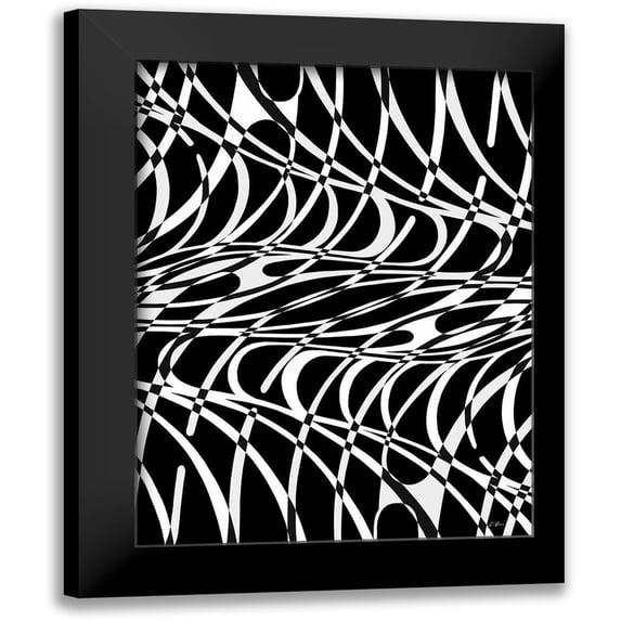 Brown, Denise 12x14 Black Modern Framed Museum Art Print Titled - Curvature