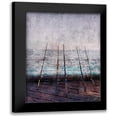 thumbnail image 1 of Brown, Denise 12x14 Black Modern Framed Museum Art Print Titled - Pier Fishing, 1 of 5
